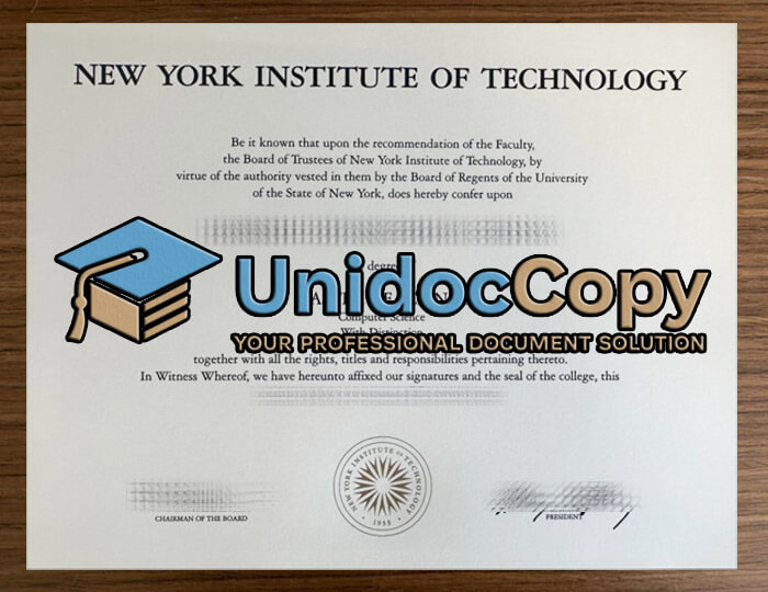 New York Institute of Technology degree
