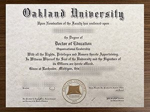 Oakland University degree