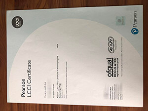 Get a Pearson LCCI certificate online