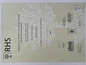Get a RHS Level 2 certificate online