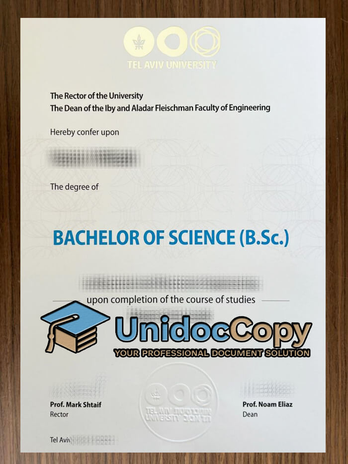 Tel Aviv University degree