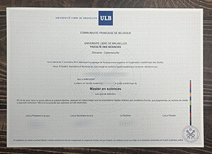 Replica a Université libre de Bruxelles diploma